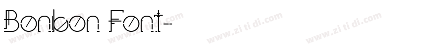 Bonbon Font字体转换